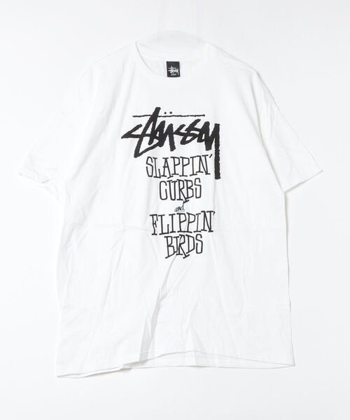 STUSSY（ステューシー）の「『STUSSY/ステューシー』DESCRIPTION SLAPPIN CURBS PRINT S/S TEE（Tシャツ/カットソー・メンズ・ホワイト/ブラック/グレー・X-LARGE/LARGE）」の2枚目の写真