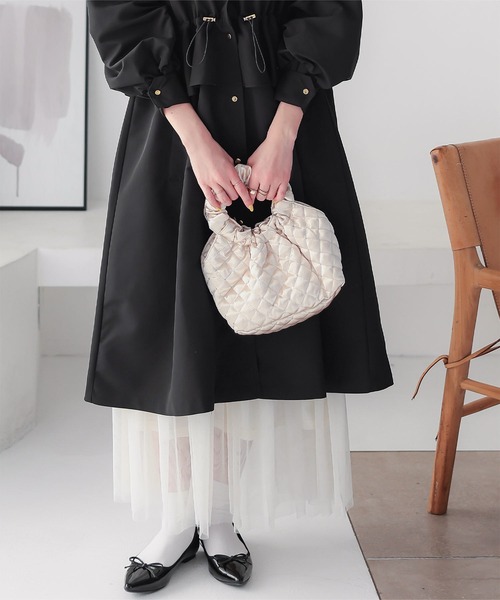 KOBE LETTUCE（コウベレタス）の「キラキラドットサテンキルティングミニバッグ（ハンドバッグ・レディース・ゴールド系その他/ホワイト/ピンク/ブラック/ブルー・FREE）」の11枚目の写真