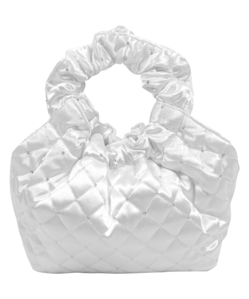 KOBE LETTUCE（コウベレタス）の「キラキラドットサテンキルティングミニバッグ（ハンドバッグ・レディース・ゴールド系その他/ホワイト/ピンク/ブラック/ブルー・FREE）」の15枚目の写真