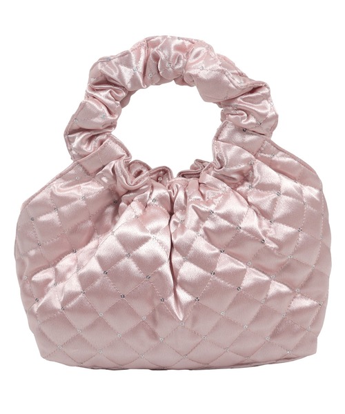 KOBE LETTUCE（コウベレタス）の「キラキラドットサテンキルティングミニバッグ（ハンドバッグ・レディース・ゴールド系その他/ホワイト/ピンク/ブラック/ブルー・FREE）」の18枚目の写真