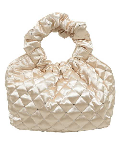 KOBE LETTUCE（コウベレタス）の「キラキラドットサテンキルティングミニバッグ（ハンドバッグ・レディース・ゴールド系その他/ホワイト/ピンク/ブラック/ブルー・FREE）」の12枚目の写真