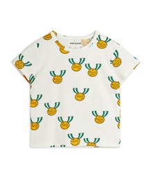 mini rodini / メダル総柄Tシャツ
