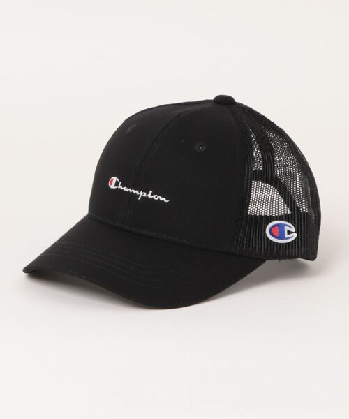 Champion（チャンピオン）の「Champion/チャンピオン　キッズ　ツイルメッシュキャップ（キャップ・キッズ・ブラック/グリーン系カモフラージュ/ピンク/ミント/パープル/ブルー/グレー系カモフラージュ/マルチ・53-55cm）」の2枚目の写真