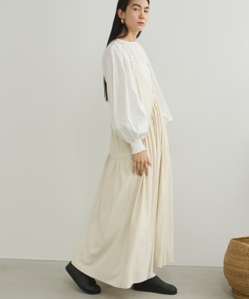 Libra Cue（リブラ キュー）の「パフボリュームブラウス（シャツ/ブラウス・レディース・ピンク/ホワイト/ブラック/ワイン/サックスブルー/カーキ・FREE）」の10枚目の写真