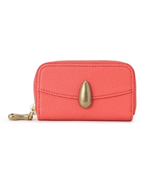 TOFF&LOADSTONE（トフアンドロードストーン）の「キーラウンドファスナーライトシュリンク（キーケース/キーアクセサリー・レディース・サンドベージュ/ブラック/ホワイト系/ブラウン系その他2/ライトオレンジ系・00）」の5枚目の写真