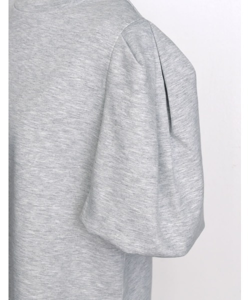 Re:EDIT（リエディ）の「ダンボールパフスリーブトップス（スウェット・レディース・ブラック/アイボリー系/グレー・MEDIUM/LARGE）」の19枚目の写真
