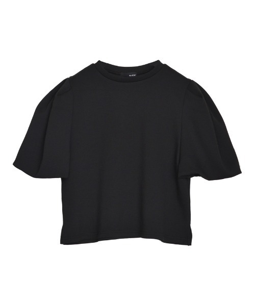 Re:EDIT（リエディ）の「ダンボールパフスリーブトップス（スウェット・レディース・ブラック/アイボリー系/グレー・MEDIUM/LARGE）」の20枚目の写真