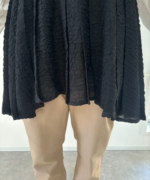 un dix cors（アンディコール）の「シマーシュリンクレイヤードキャミソール（キャミソール・レディース・ブラック・FREE）」の15枚目の写真