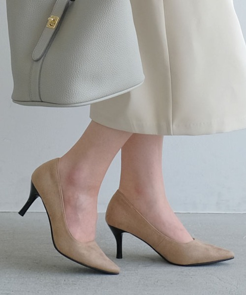 aquagarage（アクアガレージ）の「走れる美脚7cmヒール パンプス | アクアガレージ aquagarage（パンプス・レディース・ブラックミックス/ベージュ/ブラック×レッド/ブラック系その他2/ブラック/ブラック系その他/チャコールグレー・22.5cm/21.5cm/23.0cm/23.5cm/24.0cm/22.0cm/25.5cm/24.5cm/25.0cm）」の7枚目の写真