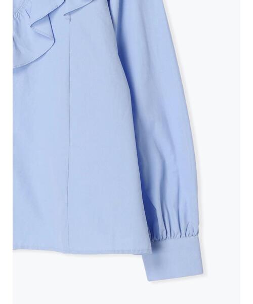 Te chichi（テチチ）の「ラッフルフリルブラウス（シャツ/ブラウス・レディース・サックスブルー/オフホワイト/ネイビー・F）」の22枚目の写真