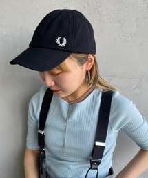 [FRED PERRY/フレッドペリー] ローレルリースワンポイント刺繍ロゴ キャップ