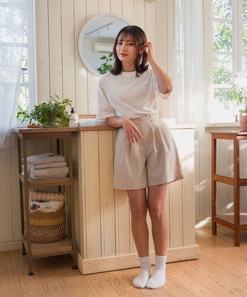 新品未使用 anuans キュロット MEDIUM ベージュ レディース GLOBAL WORK（グローバルワーク）の「大人見えキュロット/AND YUA ANY