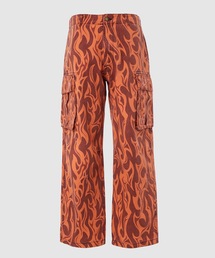 ERL UNISEX CARGO PANTS WOVEN/イーアールエル ERL Unisex Skull Cargo Pants Woven in Skull Print | FWRD