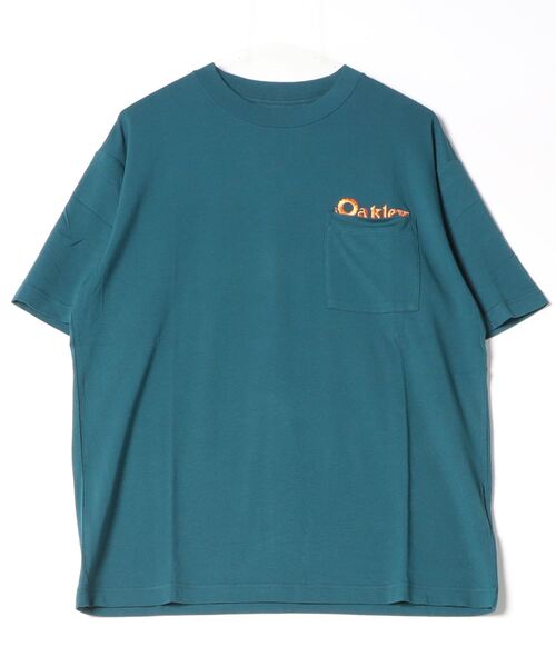 OAKLEY（オークリー）の「オークリー  EN NEW RETRO TEE FLAG 1.0（Tシャツ/カットソー・メンズ・ピンク/ダークグリーン/アイボリー/ブラック・M/L/LL/3L）」の3枚目の写真