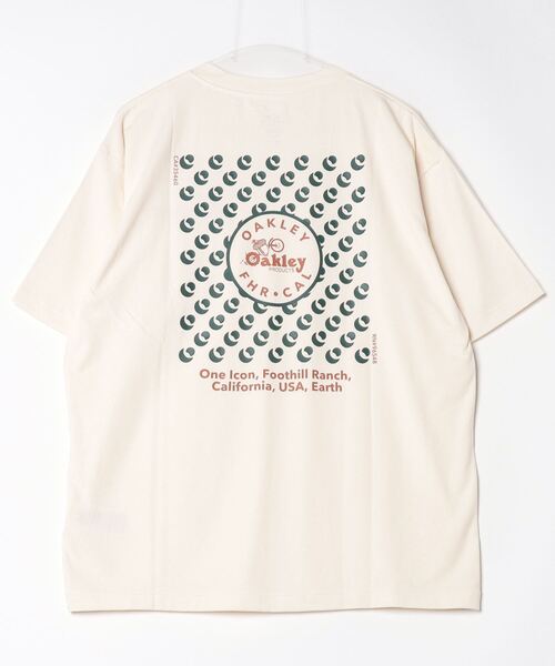 OAKLEY（オークリー）の「オークリー  EN NEW RETRO TEE FLAG 1.0（Tシャツ/カットソー・メンズ・ピンク/ダークグリーン/アイボリー/ブラック・M/L/LL/3L）」の5枚目の写真