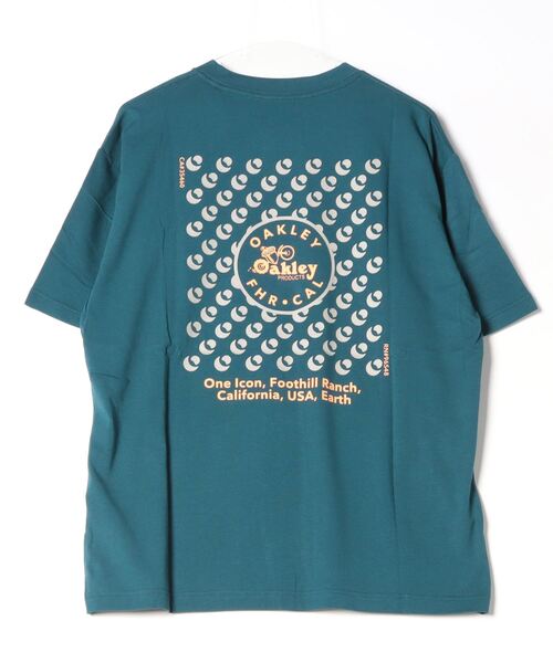 OAKLEY（オークリー）の「オークリー  EN NEW RETRO TEE FLAG 1.0（Tシャツ/カットソー・メンズ・ピンク/ダークグリーン/アイボリー/ブラック・M/L/LL/3L）」の8枚目の写真