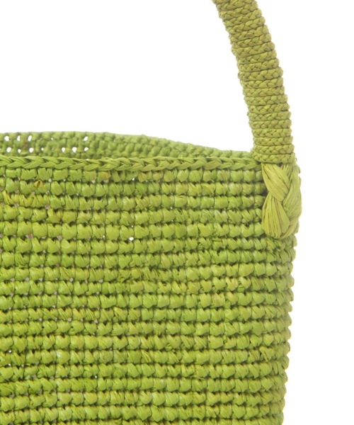 MADE IN MADA（メイドインマダ）の「【MADE IN MADA】NAIVOカゴバック（かごバッグ・レディース・ナチュラル/グレー/ライトグリーン・FREE）」の17枚目の写真