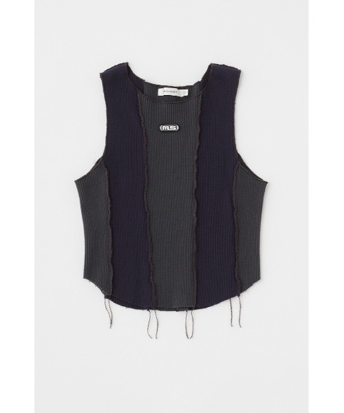 MOUSSY(マウジー)の「OVERLOCK タンクトップ(タンクトップ・レディース・マルチ/ライトブラック/オフホワイト・FREE)」の10枚目の写真