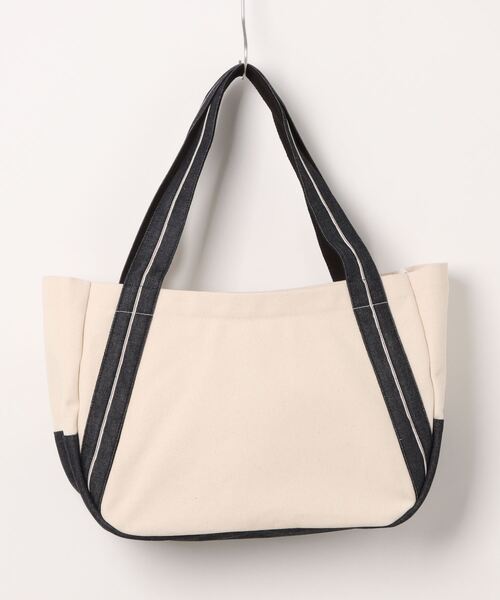 PARKS TOKYO SELECT(パークストウキョウセレクト)の「【corale】(KST)セルビッチデニム×帆布 トートバッグ(トートバッグ・レディース・インディゴブルー・ONE SIZE)」の2枚目の写真