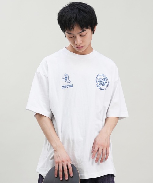 SANTA CRUZ(サンタクルーズ)の「【ムラサキスポーツ限定】SANTACRUZ/サンタクルーズ 半袖Tシャツ バックプリント 502242406(Tシャツ/カットソー・メンズ・ホワイト/スミクロ・M/L/XL)」の12枚目の写真