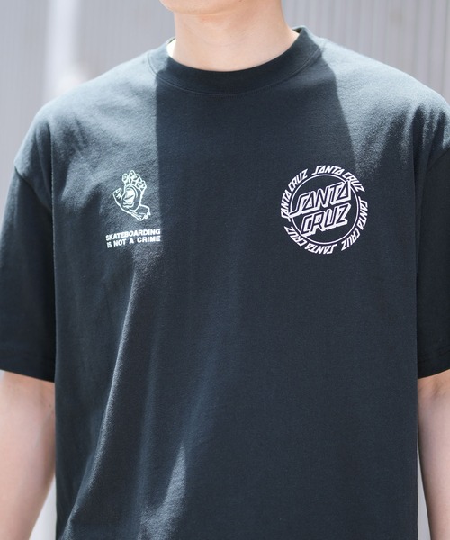 SANTA CRUZ(サンタクルーズ)の「【ムラサキスポーツ限定】SANTACRUZ/サンタクルーズ 半袖Tシャツ バックプリント 502242406(Tシャツ/カットソー・メンズ・ホワイト/スミクロ・M/L/XL)」の13枚目の写真