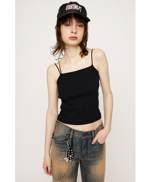 SLY(スライ)の「THIN STRAP 2WAY CAMI シン ストラップ ツーウェイ キャミ(キャミソール・レディース・ホワイト/ピンク/グレー/ブラック・FREE)」の15枚目の写真