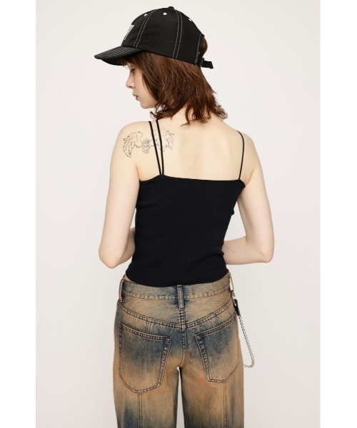 SLY(スライ)の「THIN STRAP 2WAY CAMI シン ストラップ ツーウェイ キャミ(キャミソール・レディース・ホワイト/ピンク/グレー/ブラック・FREE)」の16枚目の写真