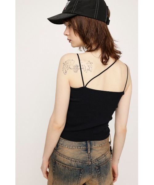 SLY(スライ)の「THIN STRAP 2WAY CAMI シン ストラップ ツーウェイ キャミ(キャミソール・レディース・ホワイト/ピンク/グレー/ブラック・FREE)」の17枚目の写真