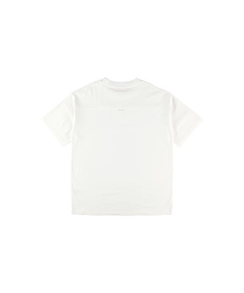 ALEXIA STAM（アリシアスタン）の「Oversized Football Tee /オーバーフットボールTee（Tシャツ/カットソー・レディース・ホワイト/チャコールグレー・FREE）」の17枚目の写真