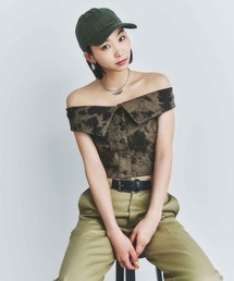 atmos pink Denim Off Shoulder Top / アトモス ピンク オフ ショルダー トップ