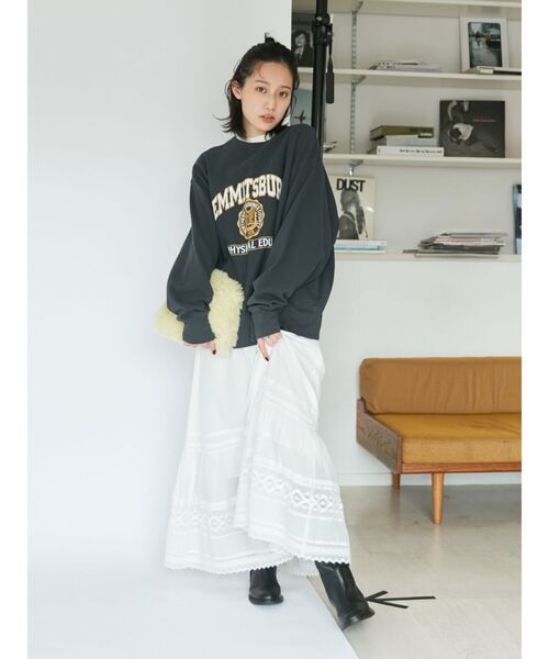 Ungrid（アングリッド）の「ファーハンドバッグ（ハンドバッグ・レディース・イエロー/チャコールグレー/アイボリー・FREE）」の4枚目の写真