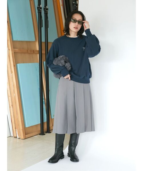 Ungrid（アングリッド）の「ファーハンドバッグ（ハンドバッグ・レディース・イエロー/チャコールグレー/アイボリー・FREE）」の6枚目の写真