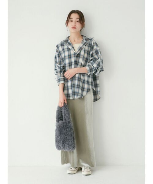 Ungrid（アングリッド）の「ファーハンドバッグ（ハンドバッグ・レディース・イエロー/チャコールグレー/アイボリー・FREE）」の13枚目の写真