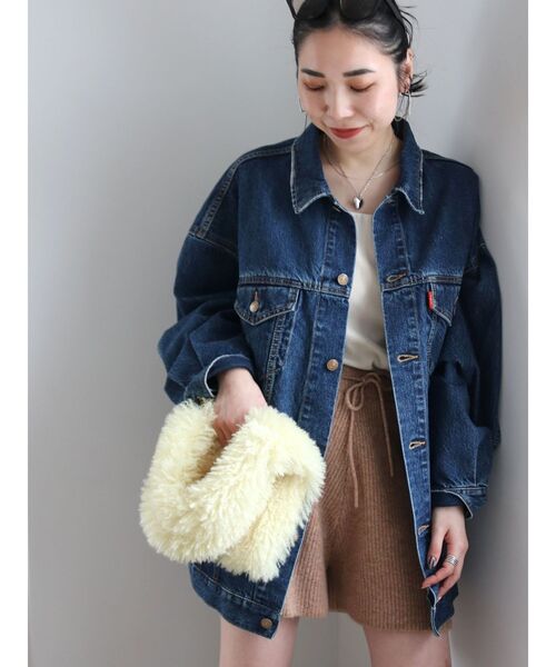 Ungrid（アングリッド）の「ファーハンドバッグ（ハンドバッグ・レディース・イエロー/チャコールグレー/アイボリー・FREE）」の16枚目の写真