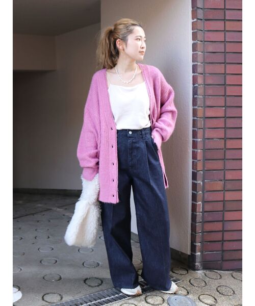 Ungrid（アングリッド）の「ファーハンドバッグ（ハンドバッグ・レディース・イエロー/チャコールグレー/アイボリー・FREE）」の17枚目の写真