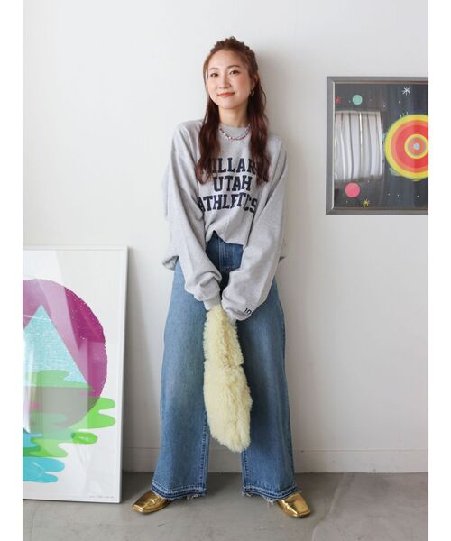 Ungrid（アングリッド）の「ファーハンドバッグ（ハンドバッグ・レディース・イエロー/チャコールグレー/アイボリー・FREE）」の21枚目の写真