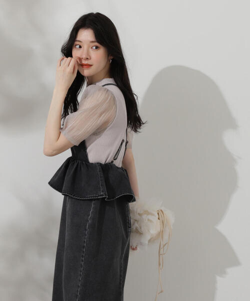 ☆本日限定お値下げ☆ ROSIEE ロージー デニムジャンスカ ブラック ☆本日限定お値下げ☆ ROSIEE ロージー デニムジャンスカ