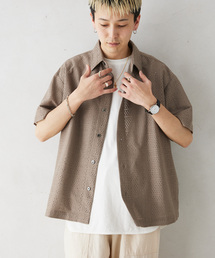 JOURNAL STANDARD relume（ジャーナルスタンダード　レリューム）の「RASHELL LACE SQUARE SS SH（シャツ/ブラウス・メンズ）」