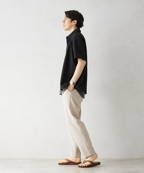 JOURNAL STANDARD relume（ジャーナルスタンダード　レリューム）の「RASHELL LACE SQUARE SS SH（シャツ/ブラウス・メンズ・ライトグレー/ライトホワイト/ブラック・LARGE/MEDIUM）」の22枚目の写真