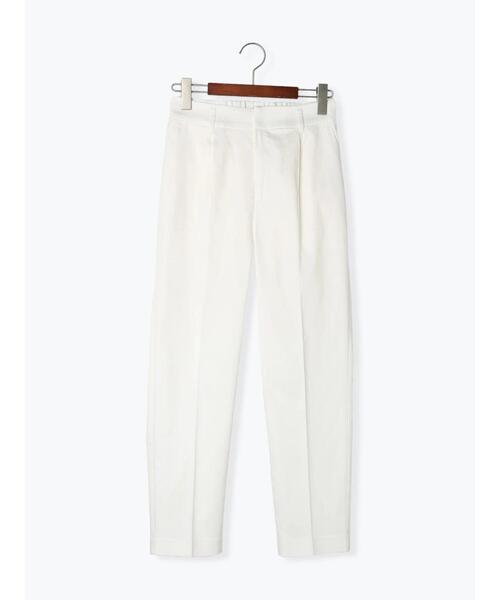 Te chichi(テチチ)の「コットンサテンテーパードパンツ(その他パンツ・レディース・オフホワイト/ベージュ/ブラック・M/S)」の6枚目の写真