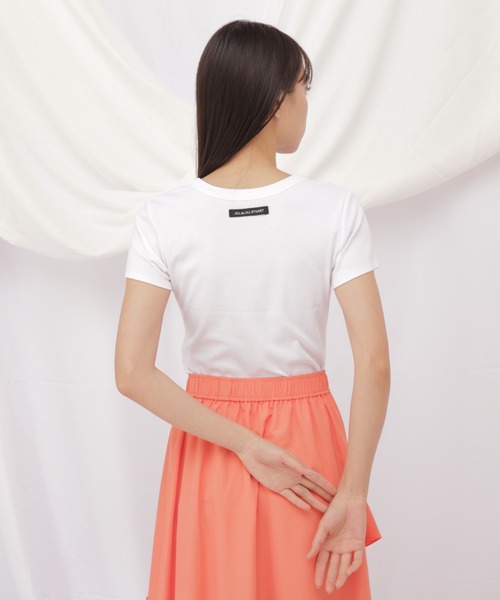 JILL by JILL STUART（ジルバイジルスチュアート）の「◇《JILL by BASIC》コンパクトTシャツ（Tシャツ/カットソー・レディース・ブラック/ホワイト/ピンク・FREE）」の15枚目の写真