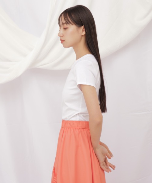 JILL by JILL STUART（ジルバイジルスチュアート）の「◇《JILL by BASIC》コンパクトTシャツ（Tシャツ/カットソー・レディース・ブラック/ホワイト/ピンク・FREE）」の14枚目の写真