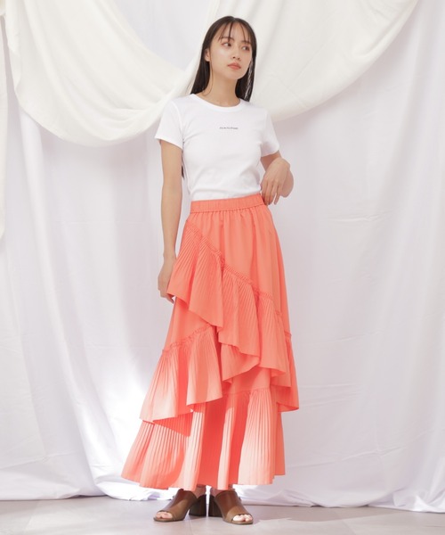 JILL by JILL STUART（ジルバイジルスチュアート）の「◇《JILL by BASIC》コンパクトTシャツ（Tシャツ/カットソー・レディース・ブラック/ホワイト/ピンク・FREE）」の12枚目の写真