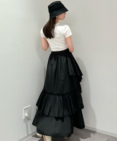 JILL by JILL STUART（ジルバイジルスチュアート）の「◇《JILL by BASIC》コンパクトTシャツ（Tシャツ/カットソー・レディース・ブラック/ホワイト/ピンク・FREE）」の7枚目の写真