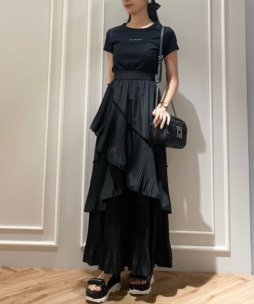 JILL by JILL STUART（ジルバイジルスチュアート）の「◇《JILL by BASIC》コンパクトTシャツ（Tシャツ/カットソー・レディース・ブラック/ホワイト/ピンク・FREE）」の16枚目の写真