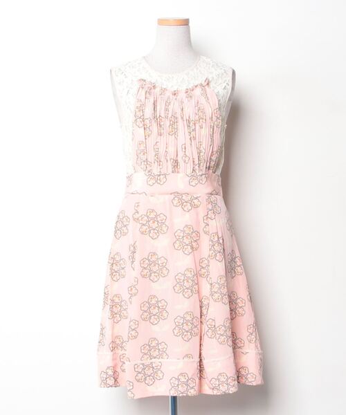 ブランド古着】花柄ノースリーブワンピース（ワンピース）｜JILL  