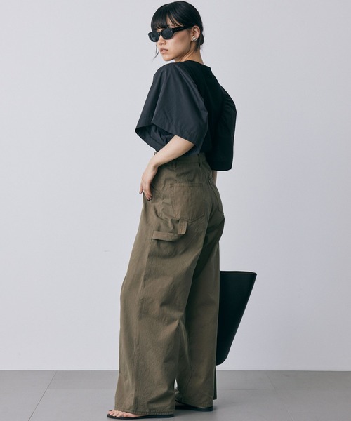 BABYLONE（バビロン）の「[OT}ﾁﾉﾍﾟｲﾝﾀｰPT（チノパンツ・レディース・オフホワイト/カーキ・36inch/38inch）」の14枚目の写真