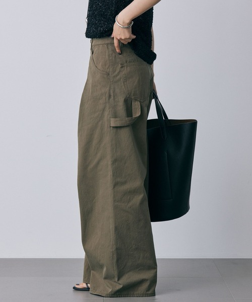 BABYLONE（バビロン）の「[OT}ﾁﾉﾍﾟｲﾝﾀｰPT（チノパンツ・レディース・オフホワイト/カーキ・36inch/38inch）」の6枚目の写真