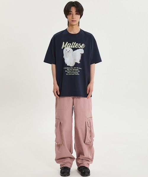 [RADINEO]★ 韓国人気★Maltese T-SHIRTS RADINEO]☆ 韓国人気☆Maltese T-SHIRTS (RADINEO/Tシャツ