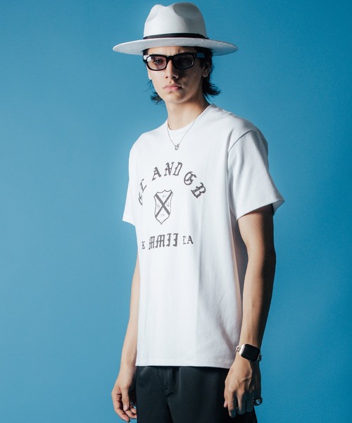 【セール】COLLEGE LOGO SHORT SLEEVE T SHIRT / カレッジ 半袖 Tシャツ（Tシャツ/カットソー）｜CRIMIE（クライミー）
